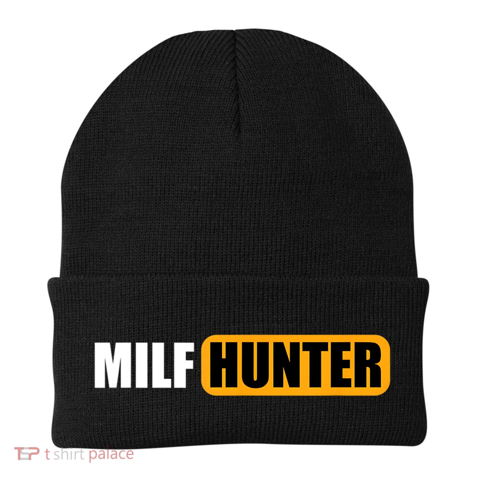 MILF HUNTER Erotic Gift For Adults Beanie