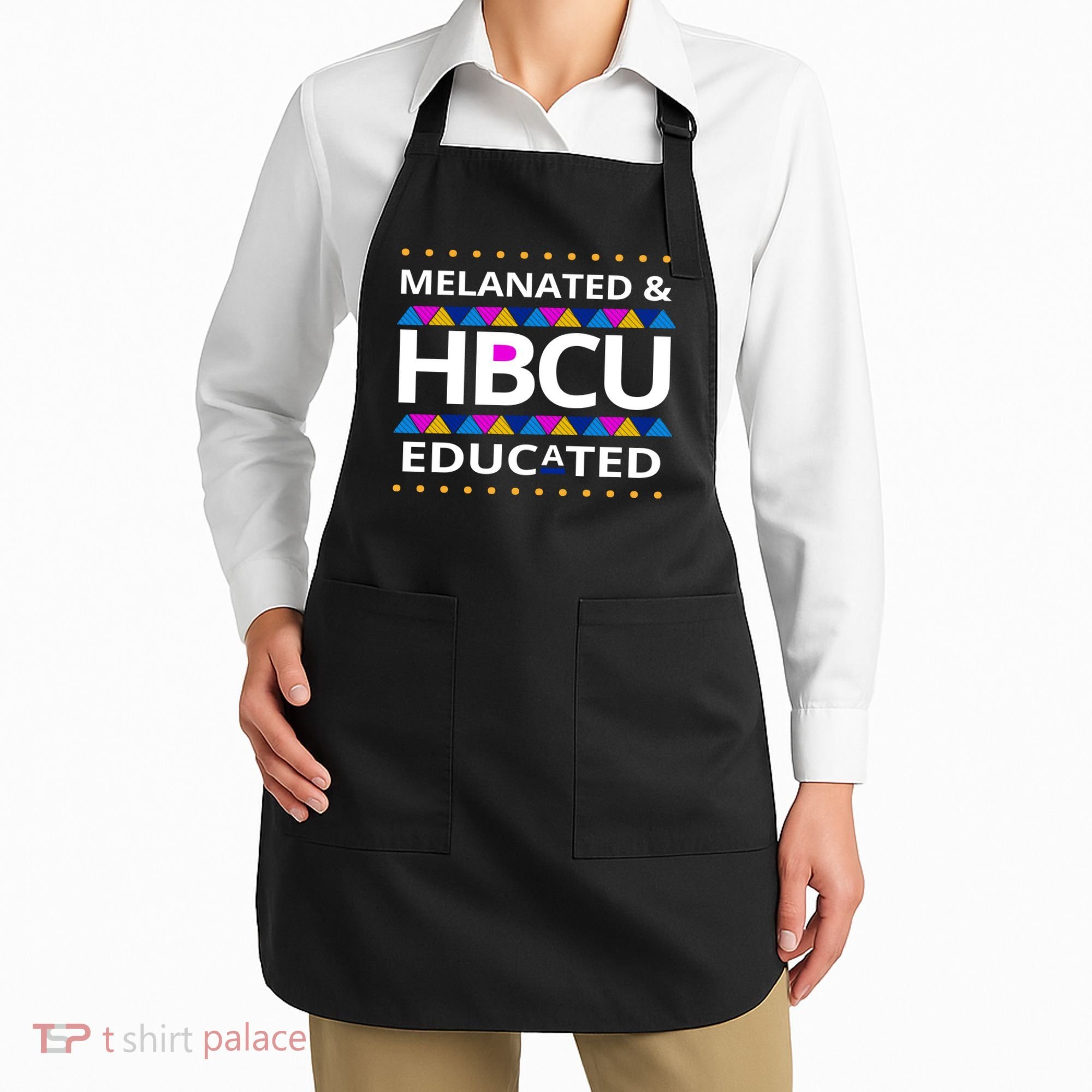 Melanated HBCU Educated Apron