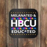 Melanated HBCU Educated Coaster thumb 0