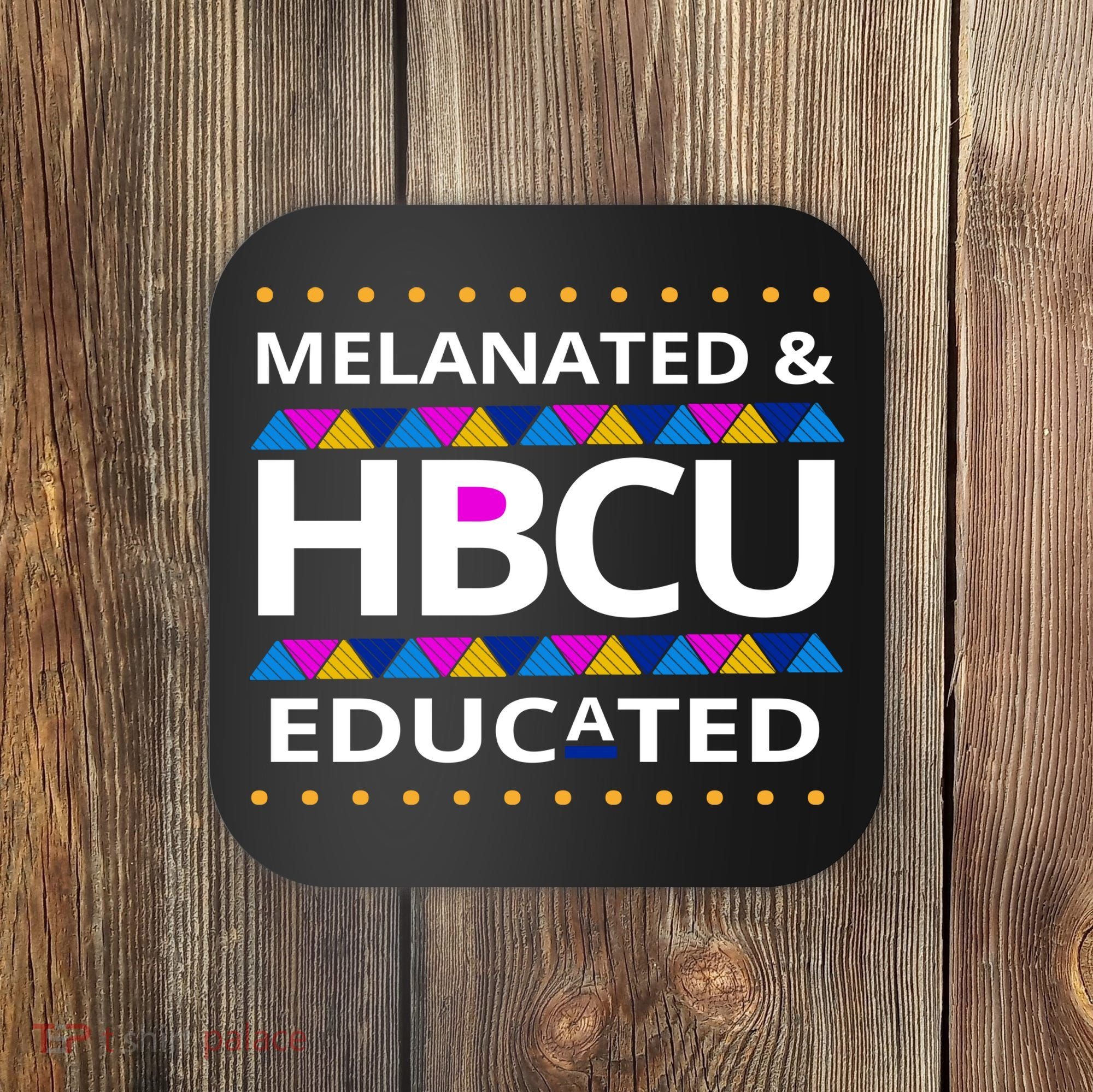 Melanated HBCU Educated Coaster