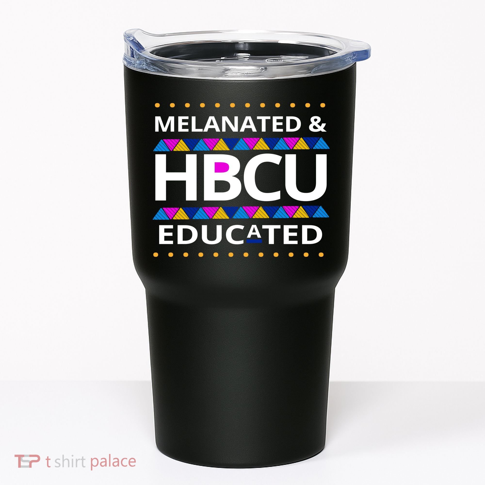 Melanated HBCU Educated Tumbler