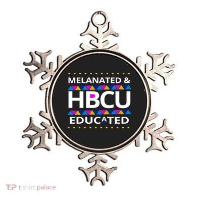 Melanated HBCU Educated Ornament