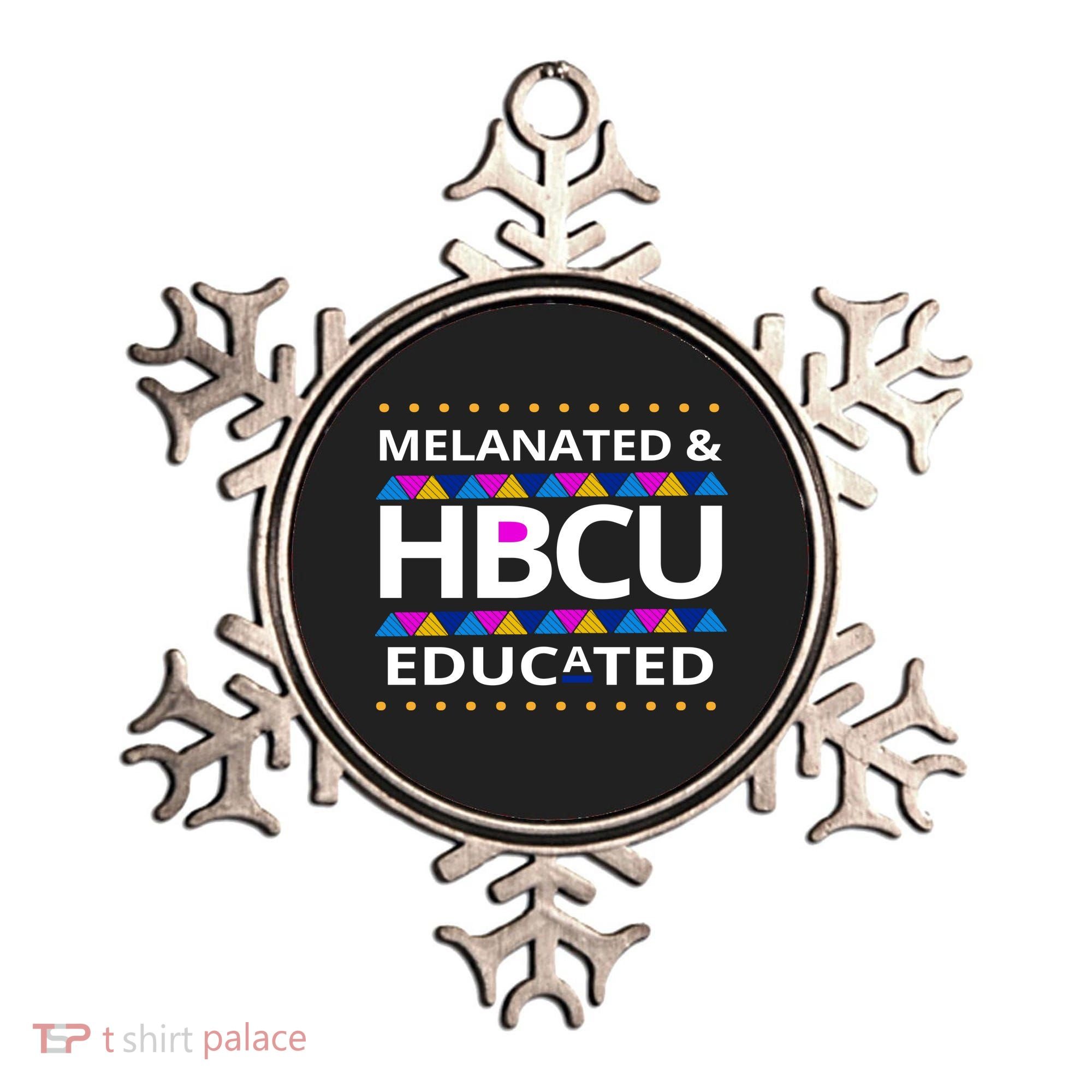 Melanated HBCU Educated Ornament