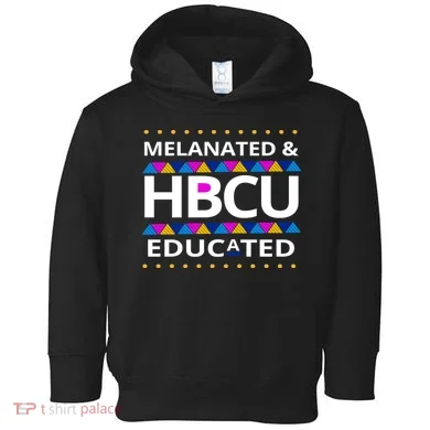 Melanated HBCU Educated Toddler Hoodie