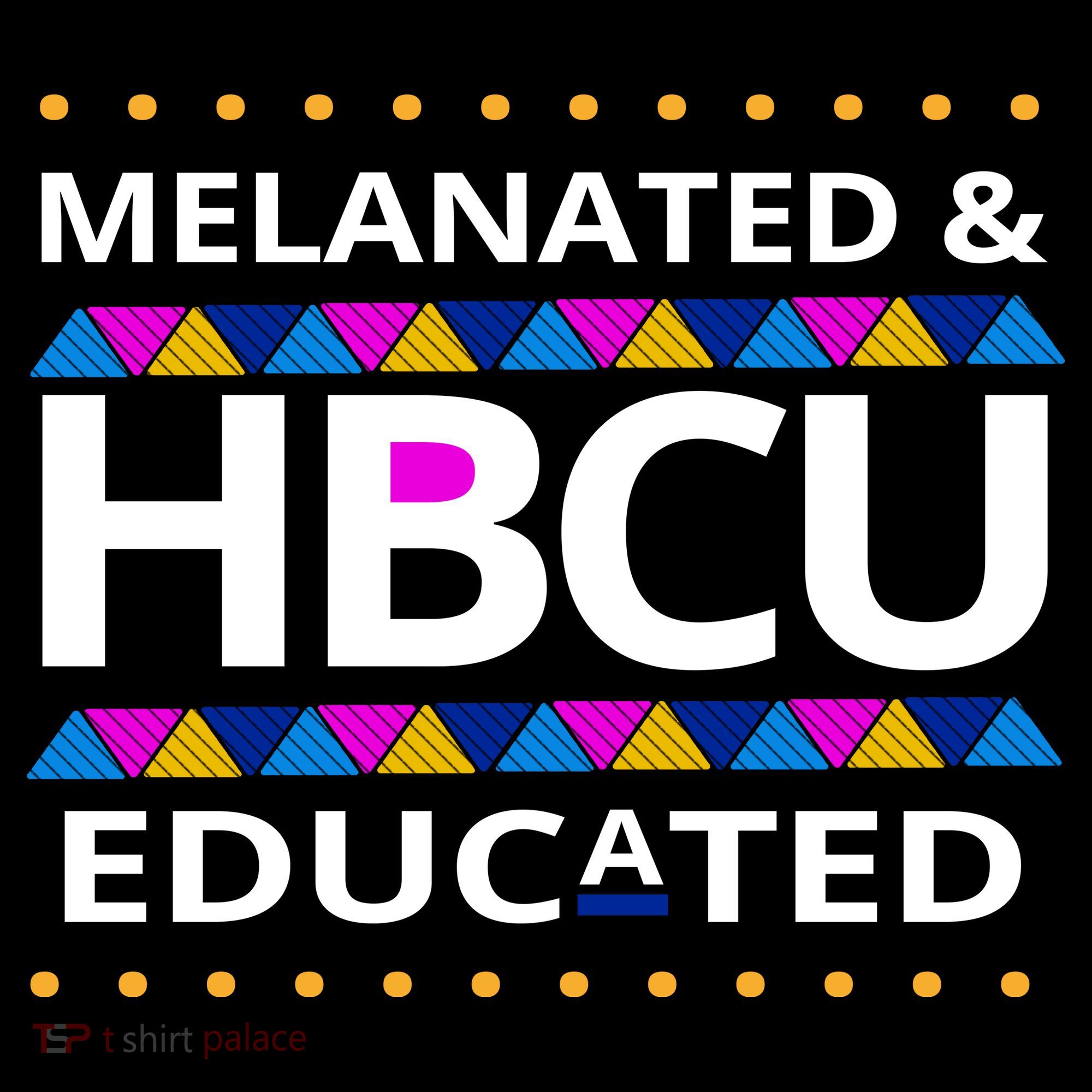 Melanated HBCU Educated Toddler Hoodie