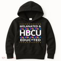 Melanated HBCU Educated Kids Hoodie thumb 0