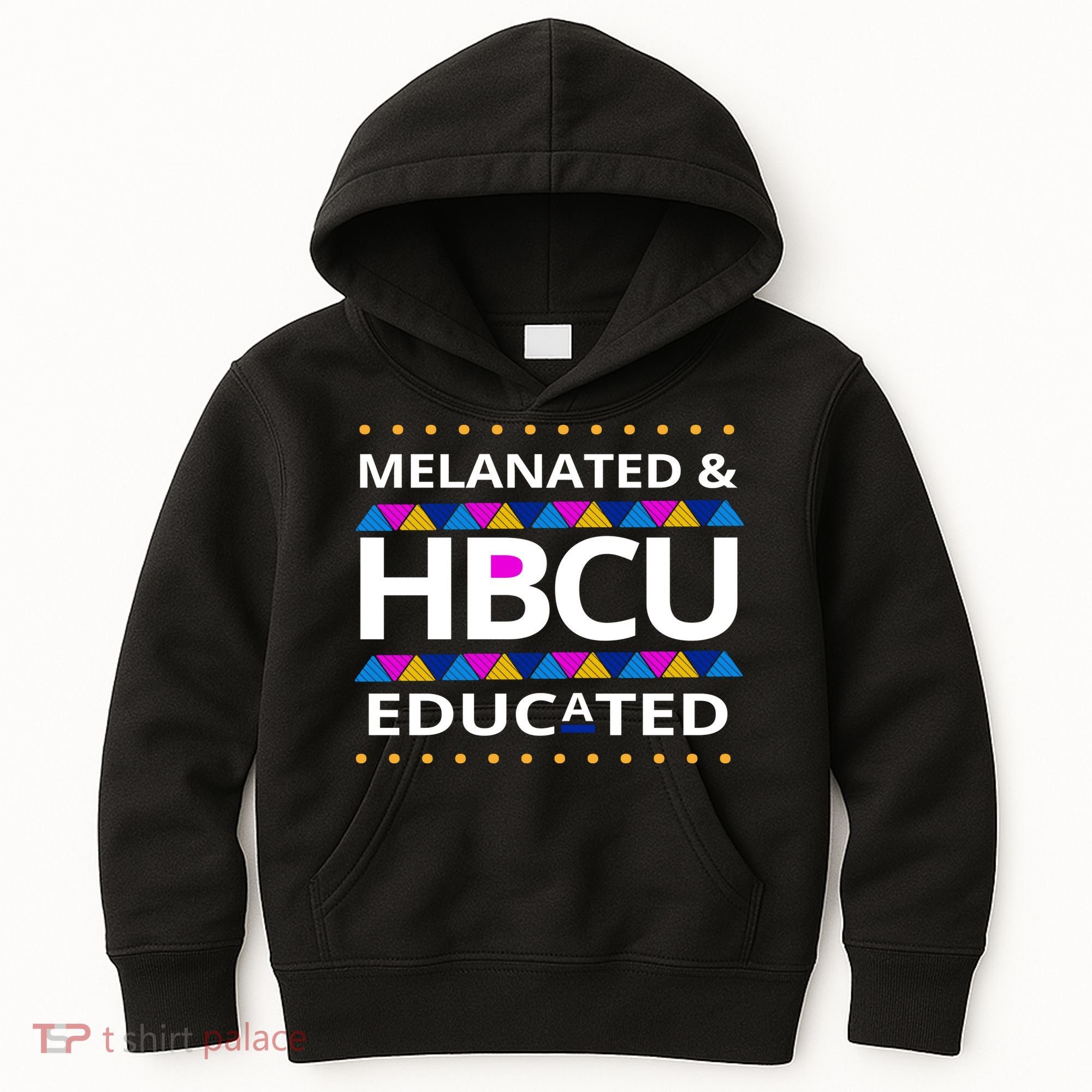 Melanated HBCU Educated Kids Hoodie