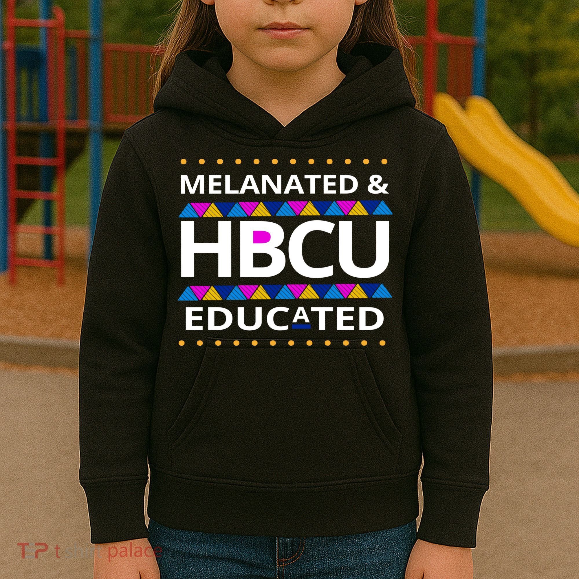 Melanated HBCU Educated Kids Hoodie