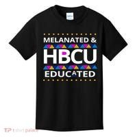 Melanated HBCU Educated Kids T-Shirt thumb 0
