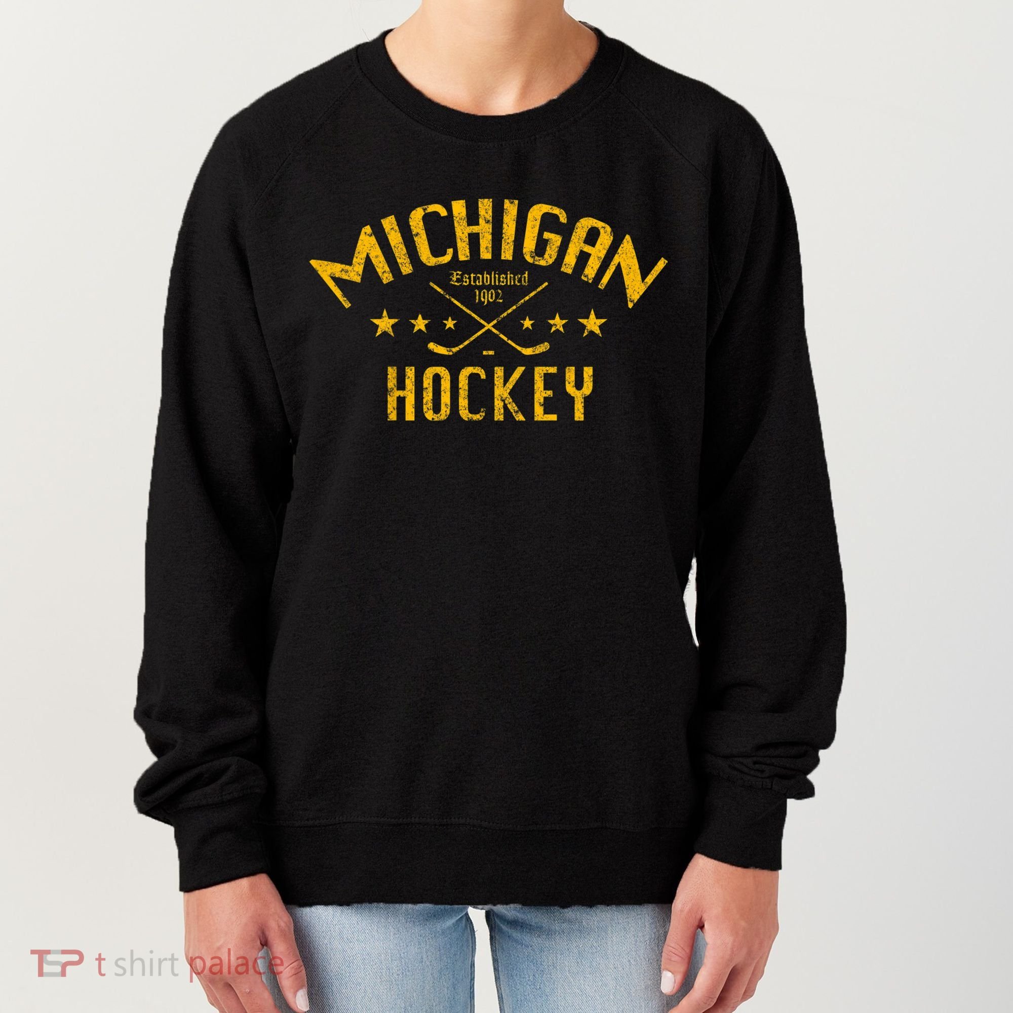 Michigan Hockey Established 1902 Women's Sweatshirt