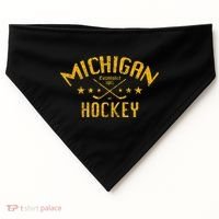 Michigan Hockey Established 1902 USA-Made Doggie Bandana thumb 0