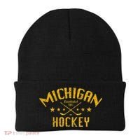 Michigan Hockey Established 1902 Beanie thumb 0