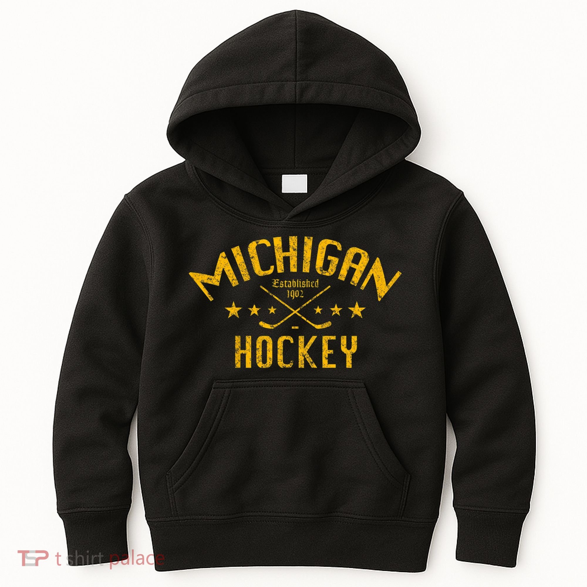Michigan Hockey Established 1902 Kids Hoodie