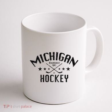 Michigan Hockey Established 1902 Coffee Mug back