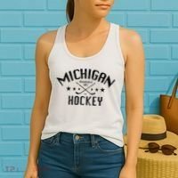 Michigan Hockey Established 1902 Women's Tank Top thumb 2