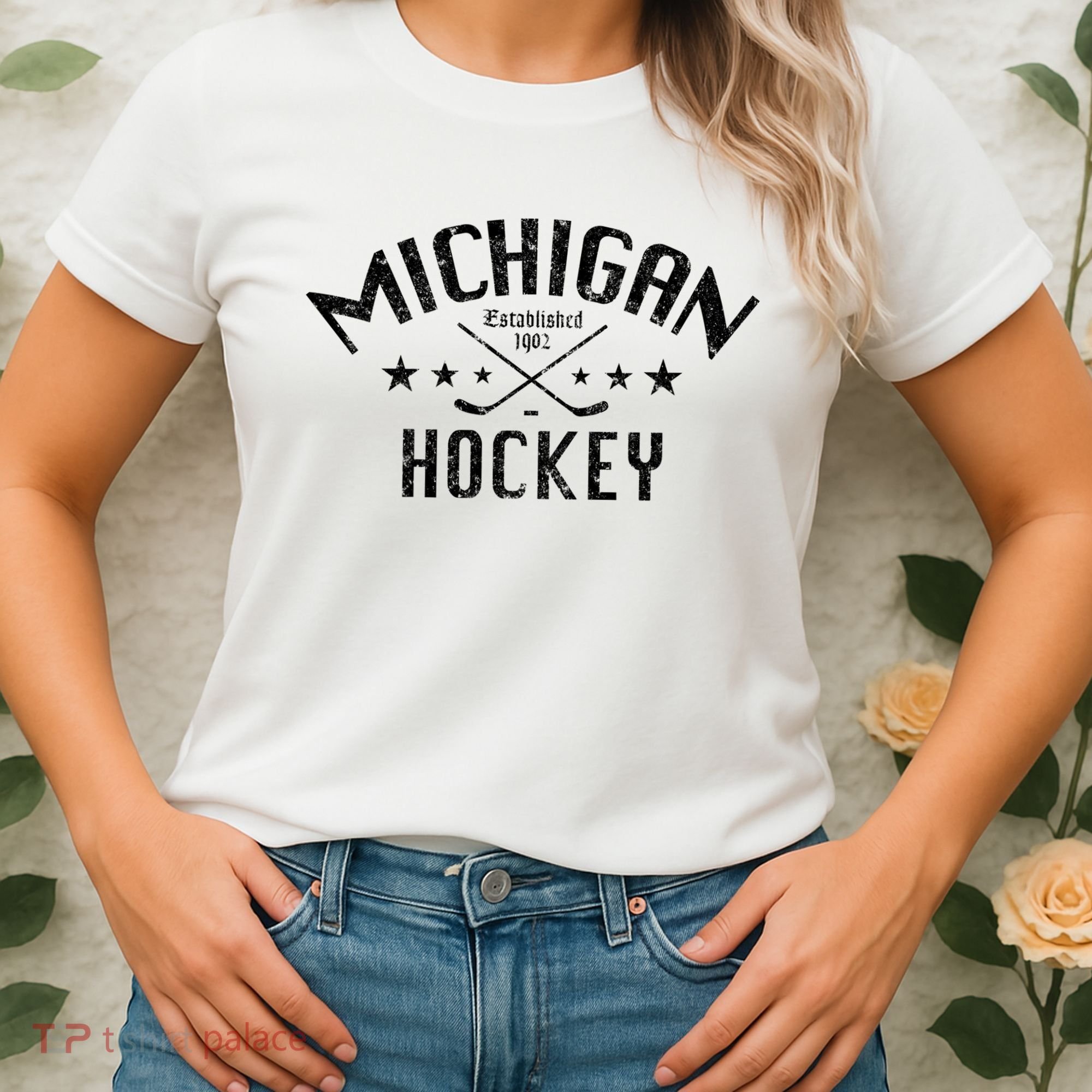 Michigan Hockey Established 1902 Women's T-Shirt