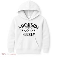 Michigan Hockey Established 1902 Kids Hoodie thumb 0