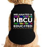 Melanated Hbcu Educated (Historically Black Colleges Unis) Gift Doggie Tank thumb 0