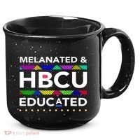 Melanated Hbcu Educated (Historically Black Colleges Unis) Gift 15oz Campfire Ceramic Mug thumb 0