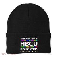 Melanated Hbcu Educated (Historically Black Colleges Unis) Gift Beanie thumb 0