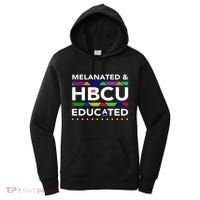 Melanated Hbcu Educated (Historically Black Colleges Unis) Gift Women's Hoodie thumb 0