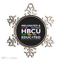 Melanated Hbcu Educated (Historically Black Colleges Unis) Gift Ornament thumb 0