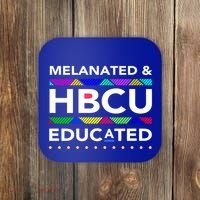 Melanated Hbcu Educated (Historically Black Colleges Unis) Gift Coaster thumb 0