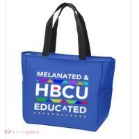 Melanated Hbcu Educated (Historically Black Colleges Unis) Gift Tote Bag thumb 3