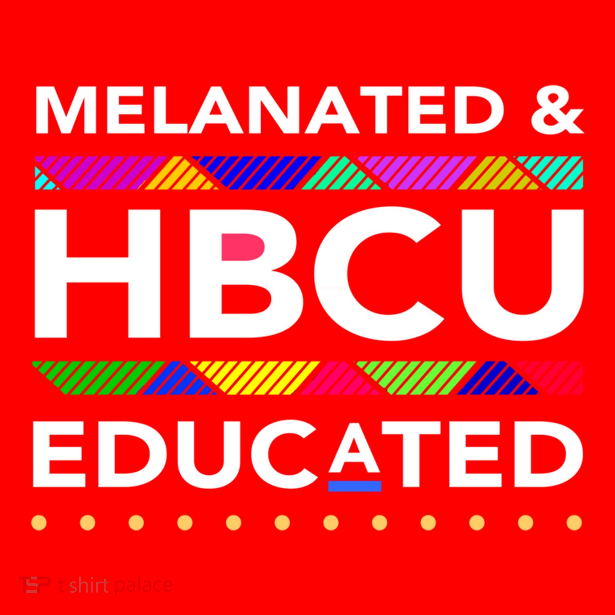 Melanated Hbcu Educated (Historically Black Colleges Unis) Gift Santa Hat