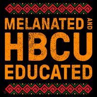 Melanated Hbcu Educated (Historically Black Colleges Uni’s) Gift Ornament thumb 1