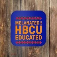 Melanated Hbcu Educated (Historically Black Colleges Uni’s) Gift Coaster thumb 0