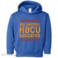 Melanated Hbcu Educated (Historically Black Colleges Uni’s) Gift Toddler Hoodie thumb 0