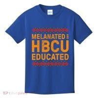 Melanated Hbcu Educated (Historically Black Colleges Uni’s) Gift Kids T-Shirt thumb 0