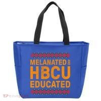Melanated Hbcu Educated (Historically Black Colleges Uni’s) Gift Tote Bag thumb 0