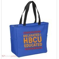 Melanated Hbcu Educated (Historically Black Colleges Uni’s) Gift Tote Bag thumb 2
