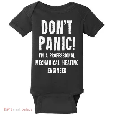 Mechanical Heating Engineer Baby Bodysuit