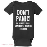 Mechanical Heating Engineer Baby Bodysuit thumb 0