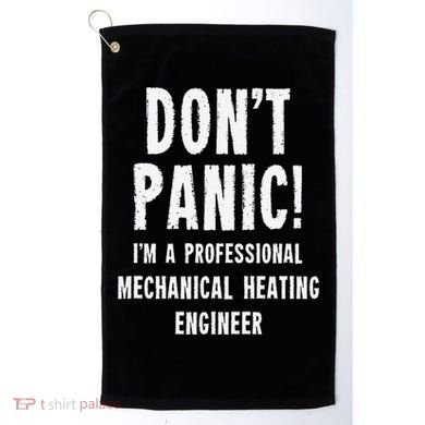 Mechanical Heating Engineer Golf Towel