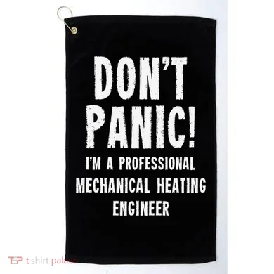 Mechanical Heating Engineer Golf Towel