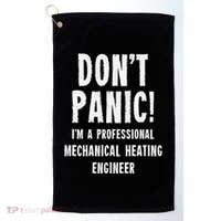 Mechanical Heating Engineer Golf Towel thumb 0