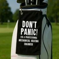 Mechanical Heating Engineer Golf Towel thumb 2