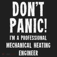 Mechanical Heating Engineer Golf Towel thumb 3