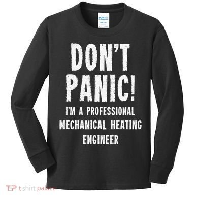 Mechanical Heating Engineer Kids Long Sleeve Shirt