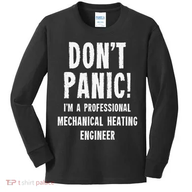 Mechanical Heating Engineer Kids Long Sleeve Shirt