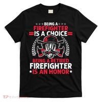 Men Heroic Fireman Gift Idea Retired Firefighter T-Shirt thumb 0
