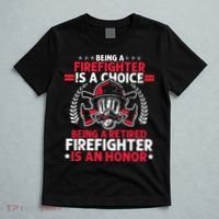 Men Heroic Fireman Gift Idea Retired Firefighter T-Shirt thumb 5