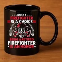 Men Heroic Fireman Gift Idea Retired Firefighter 11oz C Handle Ceramic Mug thumb 3