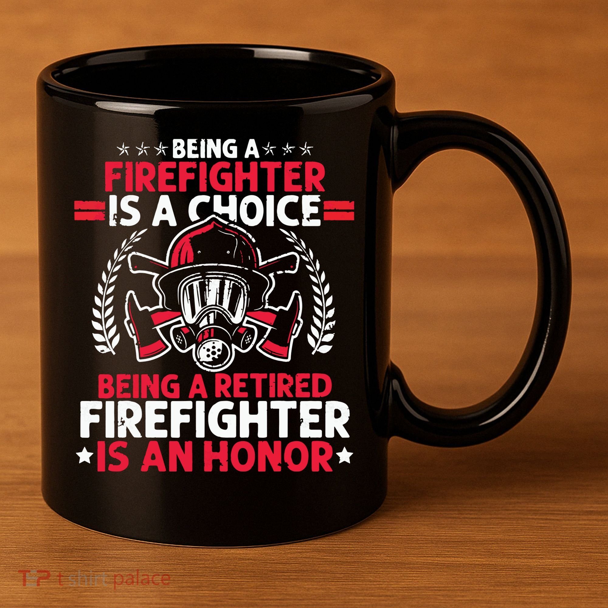 Men Heroic Fireman Gift Idea Retired Firefighter 11oz C Handle Ceramic Mug