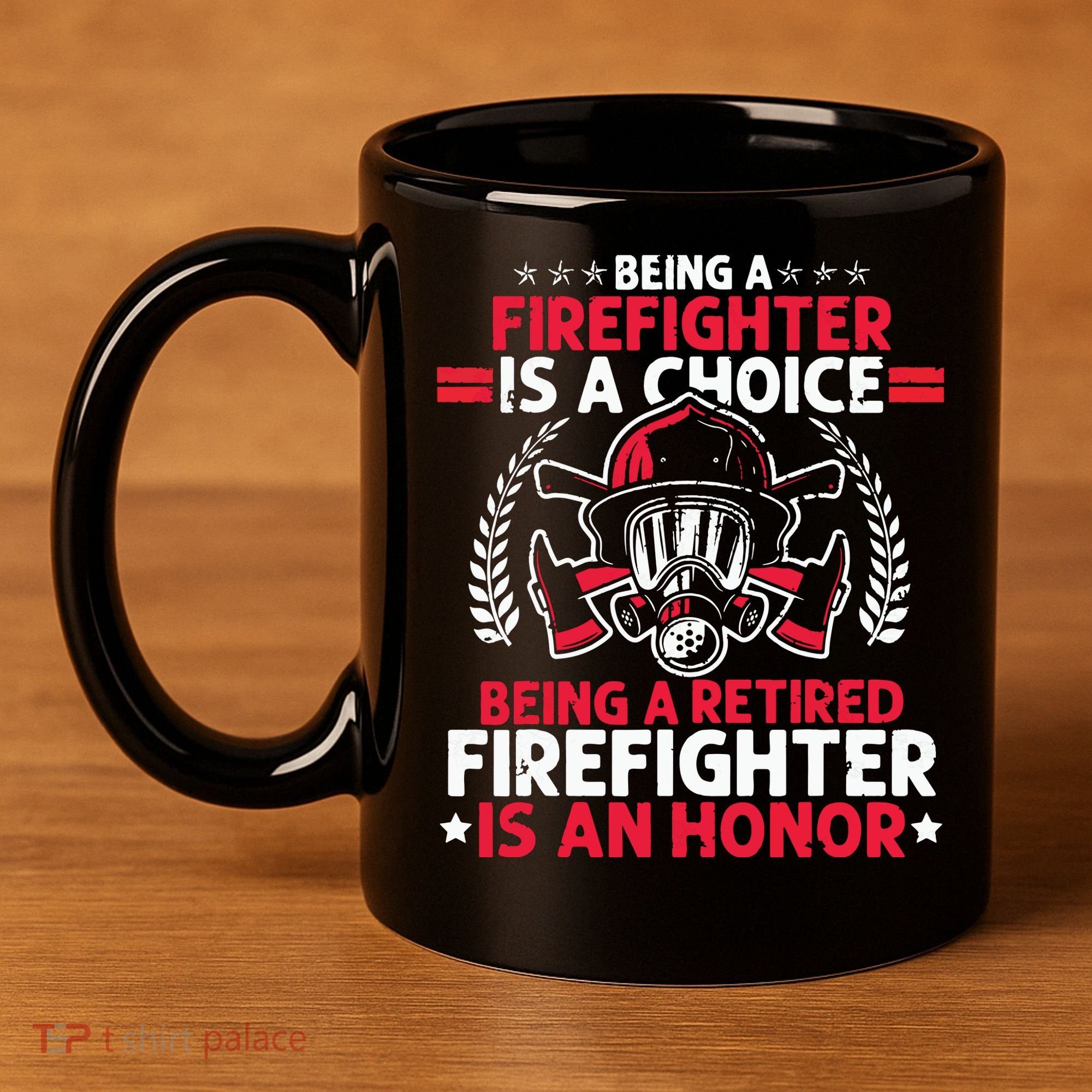 Men Heroic Fireman Gift Idea Retired Firefighter 11oz C Handle Ceramic Mug