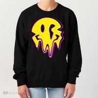 Melting Happy Face Smiley Trippy Acid Women's Sweatshirt thumb 0